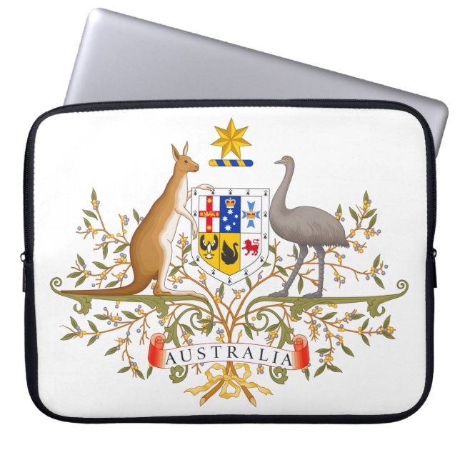 Wappen Australiens Laptopschutzhülle (Vorderseite)