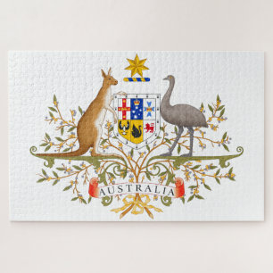 Wappen Australiens Puzzle