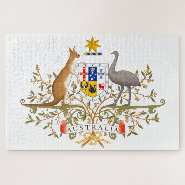 Wappen Australiens Puzzle (Horizontal)