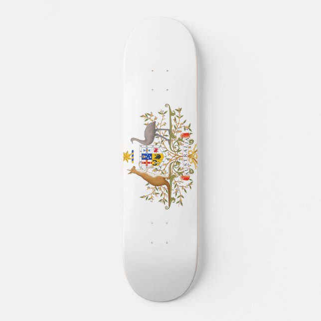 Wappen Australiens Skateboard (Vorderseite)