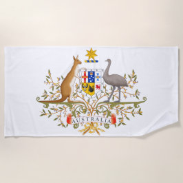 Wappen Australiens Strandtuch