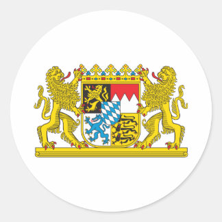 Wappen Bayern-offiziellen Deutschland-Symbols Runder Aufkleber