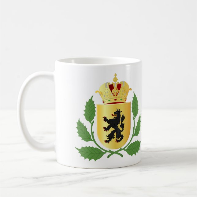 Wappen-Blätter Kaffeetasse (Links)