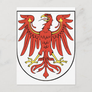 Wappen Brandenburg Postkarte