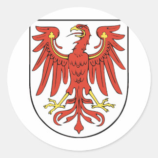 Wappen Brandenburg Runder Aufkleber
