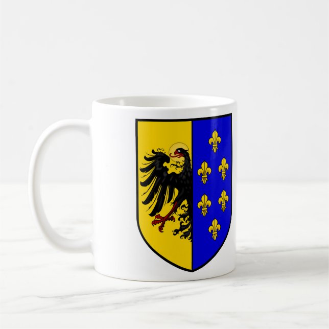 Wappen-Charlemagne Kaffeetasse (Links)