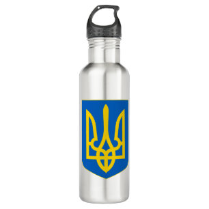 Wappen-Coat in der Ukraine Edelstahlflasche