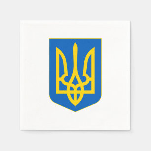 Wappen-Coat in der Ukraine Serviette