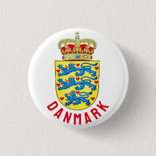 Wappen Dänemarks Button