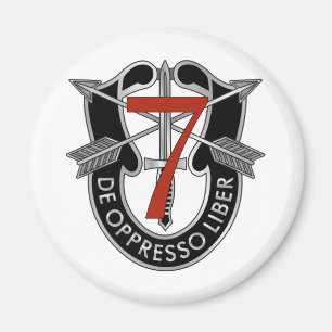 Wappen der 7. Special Forces Group Magnet