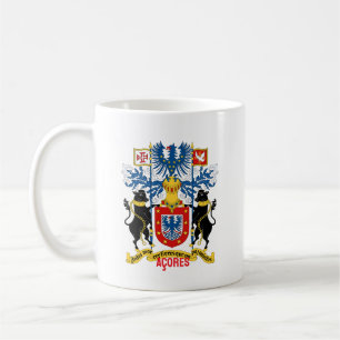 Wappen der Azoren Kaffeetasse