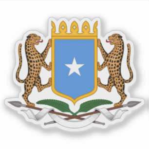 Wappen der Bundesstaatlichen Republik Somalia Aufkleber
