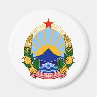 Wappen der ehemaligen jugoslawischen Republik Maze Magnet