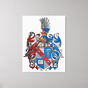 Wappen der Familie Ludwig von Mises Leinwanddruck