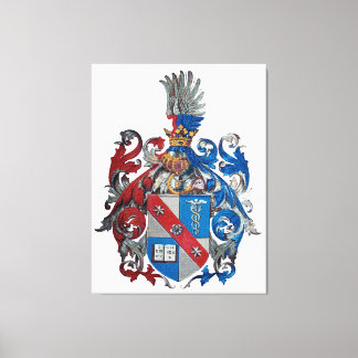 Wappen der Familie Ludwig von Mises Leinwanddruck