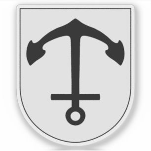 Wappen der Gemeinde Norrtälje, Schweden Aufkleber
