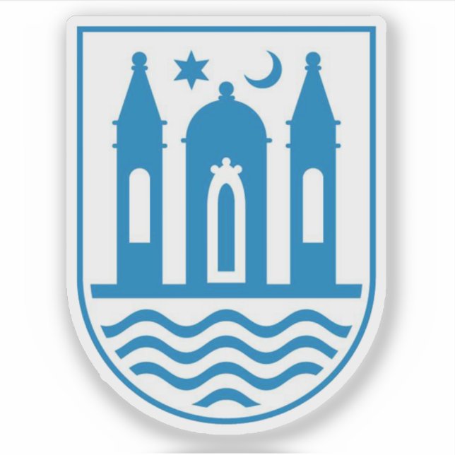 Wappen der Gemeinde Svendborg Aufkleber (Vorderseite)