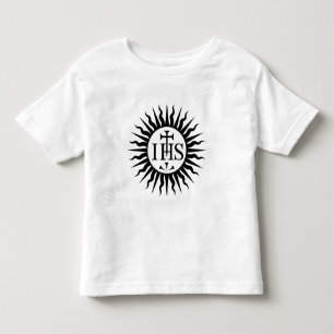Wappen der Gesellschaft Jesu Monogramm Kleinkind T-shirt