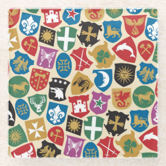 Wappen: Der heraldische Hintergrund. Glasuntersetzer