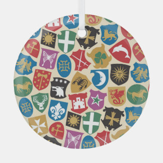 Wappen: Der heraldische Hintergrund. Ornament Aus Glas
