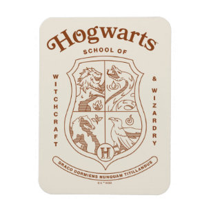 Wappen der HOGWARTS™ Schule für Hexerei und Zauber Magnet