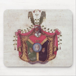 Wappen der Linnaeus Familie Mousepad