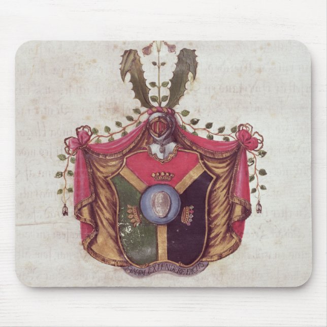 Wappen der Linnaeus Familie Mousepad (Vorne)