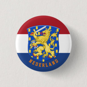 Wappen der Niederlande Button