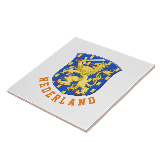 Wappen der Niederlande Fliese (Seite)