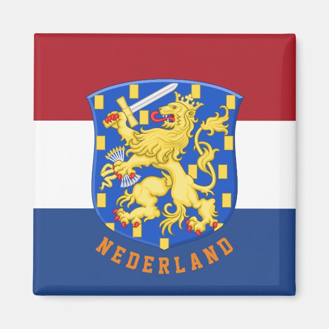 Wappen der Niederlande Magnet (Vorne)