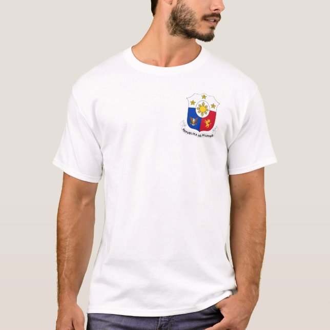 Wappen der Philippinen T-Shirt (Vorderseite)
