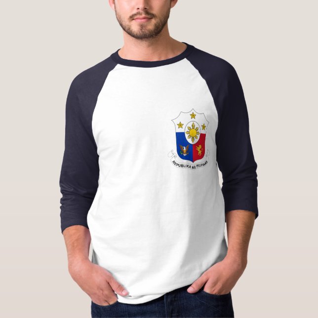 Wappen der Philippinen T-Shirt (Vorderseite)