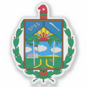 Wappen der Provinz Camaguey, Kuba Aufkleber