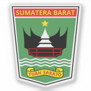 Wappen der Provinz West Sumatra, Indones Aufkleber