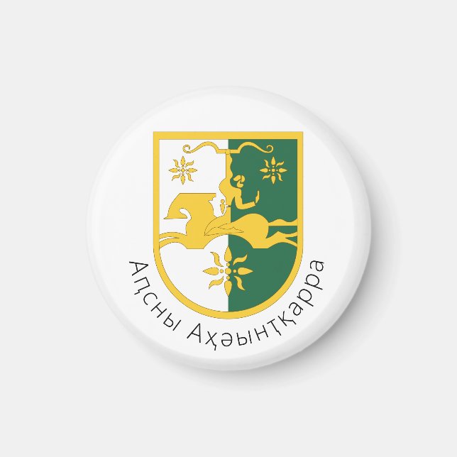 Wappen der Republik Abchasien Magnet (Vorne)