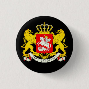 Wappen der Republik Georgien Button