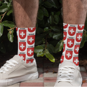 Wappen der Schweiz - Wappenschuss der Schweiz Socken