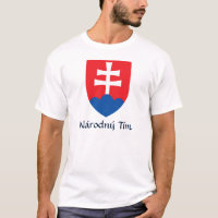 Wappen der Slowakei Národný Tím T - Shirt