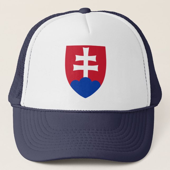 Wappen der Slowakei Truckerkappe (Vorderseite)