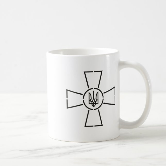 Wappen der Streitkräfte der ukrainischen Armee Kaffeetasse (Rechts)
