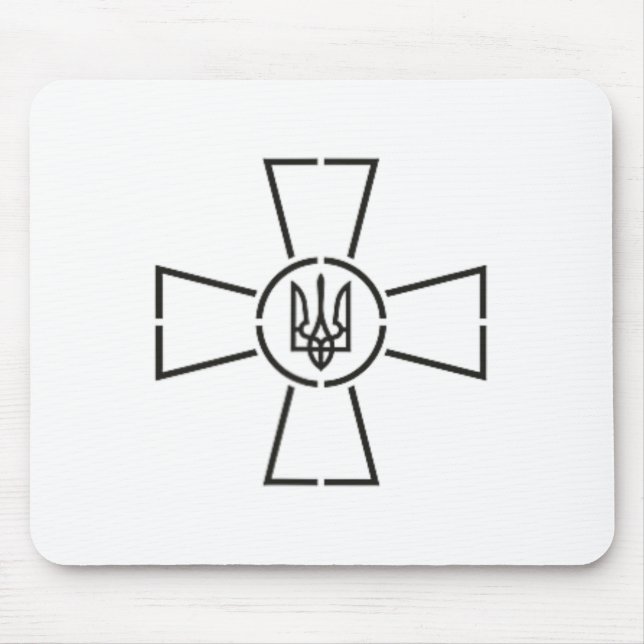 Wappen der Streitkräfte der Ukrainischen Armee Mousepad (Vorne)