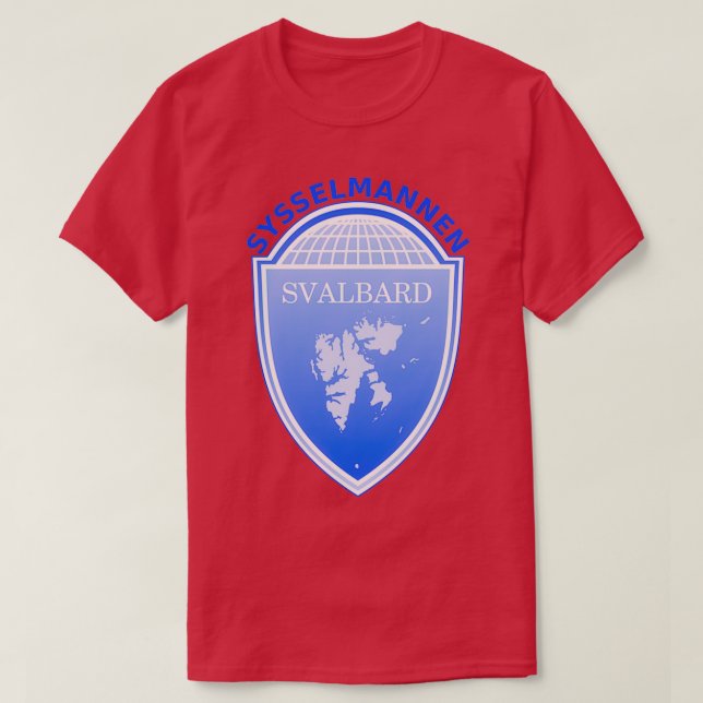 Wappen der Svalbard T-Shirt (Design vorne)