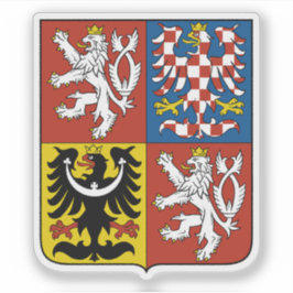 Wappen der Tschechischen Republik Aufkleber