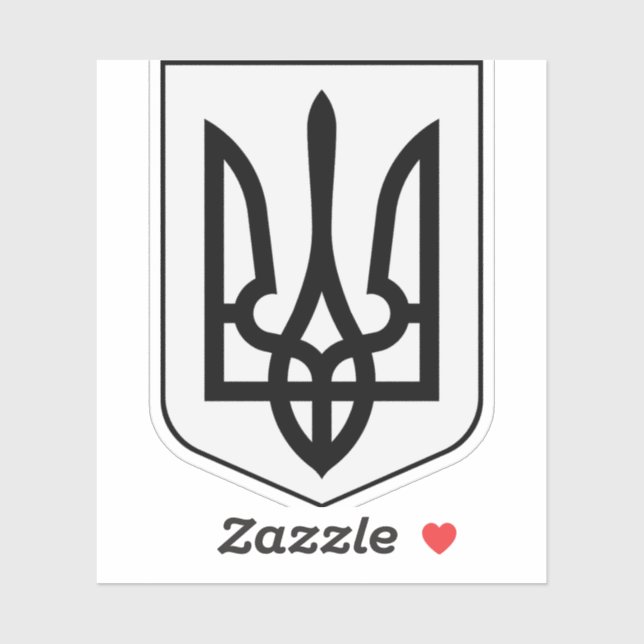 Wappen der Ukraine Aufkleber (Blatt)