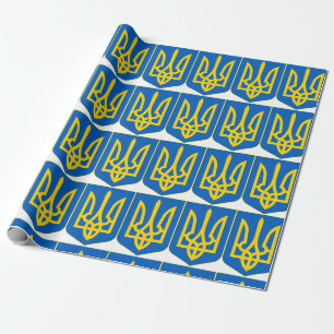 Wappen der Ukraine Geschenkpapier