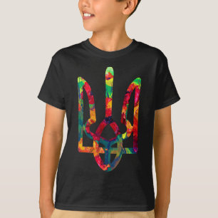 Wappen der Ukraine in den Nationalfarben Ukrain T-Shirt