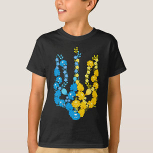Wappen der Ukraine in Nationalfarbe Ukrainisch P T-Shirt