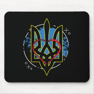 Wappen der Ukraine Kosaken Ukrainisch Mousepad