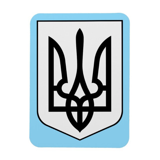 Wappen der Ukraine Magnet (Vertikal)