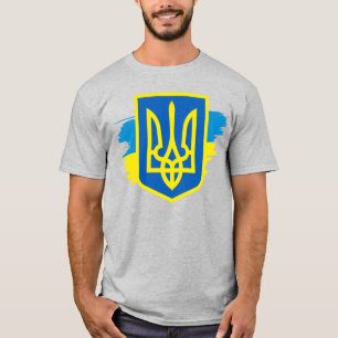 Wappen der Ukraine mit T - Shirt